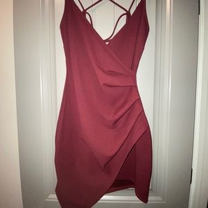 Burgendy dress